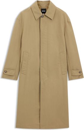 BOSS Water-repellent coat with concealed closure