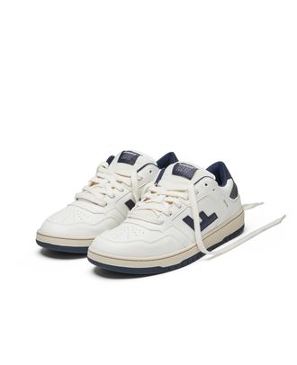 FlamingosLife Sneaker FLAMINGOS LIFE SALINE, Herren, Gr. 41, wei&szlig; navy, Textil, Schuhe Sneaker