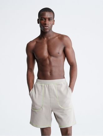 Calvin Klein Mens Future Shift Sleep Shorts - Neutral - XL