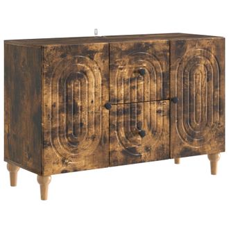 vidaXL Mueble De Tv Roble Ahumado 89 X 34,5 X 60 Cm Vidaxl