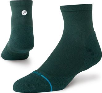 Stance Run Light Quarter Socks Green L