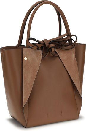 Gabriela Hearst Womens Small Marija Handbag Cognac Lamb Ovis Aries Handbags Hand Bags