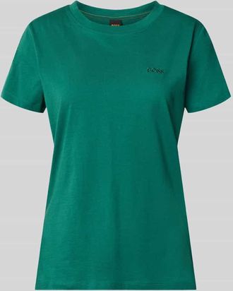 Boss Orange by Hugo Boss BOSS Orange Regular Fit T-Shirt aus reiner Baumwolle Modell ESOGO in Dunkelgruen, Gr&ouml;&szlig;e XL