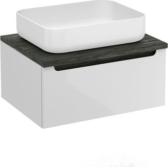 Puma Naturel Mueble De Ba&ntilde;o Bajo Lavabo Naturel Stilla 60x30x45 Cm, Blanco (stillad06007dc)