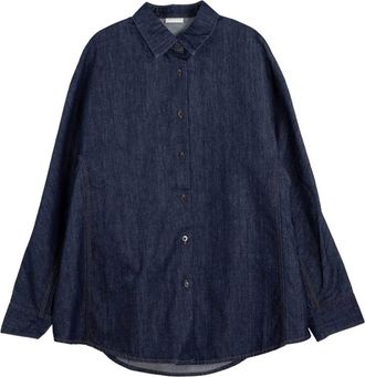 Dries Van Noten Denim Shirts - Dames - Spijkeroverhemden - Blauw - S - Denim - Overhemden