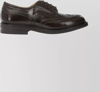 Trickers leather derby shoes