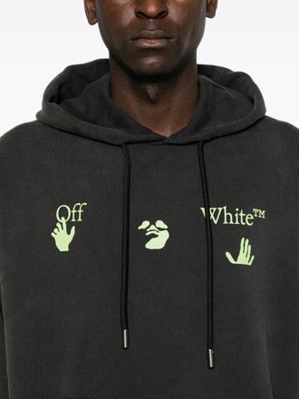 Off-white Bacco Arrow Skate Hoodie - Black