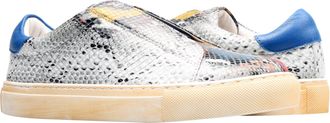 Chocolat Blu Womens Chocolat Blu Nissa Multi Grey Snake Slip-On Sneaker