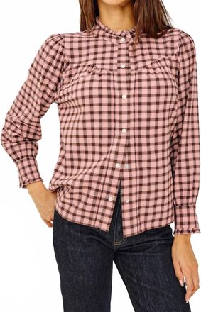 Rails Alanna Shirt In Garnet Rose