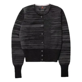 Nike Jordan (WMNS) Air Jordan x Tla Knitwear Cardigan Dark Smoke Grey Black IB0935-070