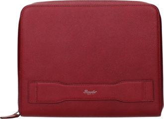 Pineider Essential Uomos Portafoglio in pelle Rosso
