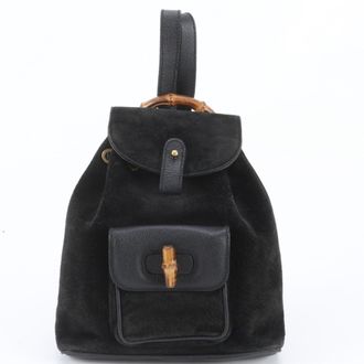 Gucci Black Leather Backpack (Pre-Owned)