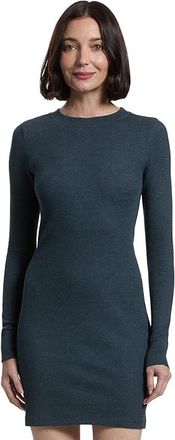 Prana Touchstone Crew Dress Womens Dress Stormy Night Heather : LG (Womens 10-12), Cotton/Elastane/Tencel