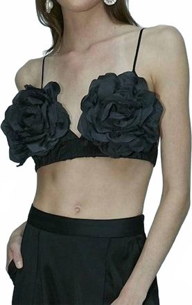 AIIFOS Flora Bra Top In Black