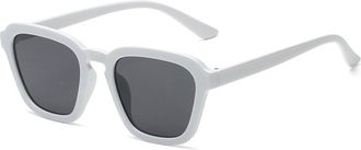 Generic Mens Driving Sports Sunglasses Outdoor Womens Driving Vacation Sun Glasses(White)