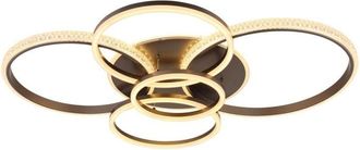 Globo Lighting Globo - plafón - LORELEI - antracita - metal - LED - 48467-70A