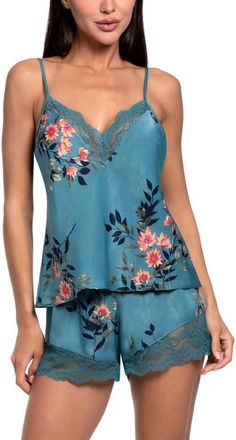 In Bloom by Jonquil Carlie Cami Short Pajamas in Caribbean Blue at Nordstrom, Size X-Small