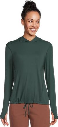 Mountain Hardwear Crater Laketm Long Sleeve Hoody Womens Sweatshirt Verve : MD, Jersey/Polyester/Elastane