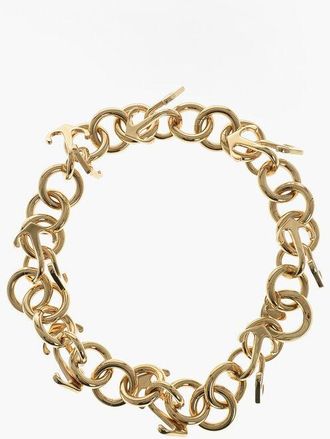 Off-white Gold-Tone Chain Necklace size One Size