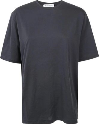 Frankie Shop Harper Soft T-Shirt - Dames - T-shirts - Zwart - M - Katoen - Tops