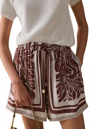 SANCIA Raye Shorts In Dark Brown