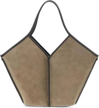 Hereu Grey Suede Large Tote