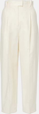 Max Mara Pantaloni regular Efedra a vita alta