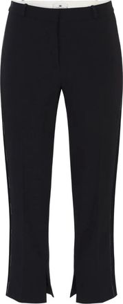 Elisabetta Franchi Pantaloni in crêpe - Nero