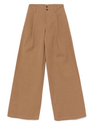 Chlo&eacute; Chlo&atilde;&copy; Cotton Wide-Leg Trousers