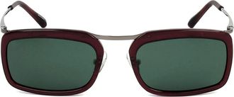 Linda Farrow DRIES VAN NOTEN DVN74 C7 Womens Sunglasses Red Size 51