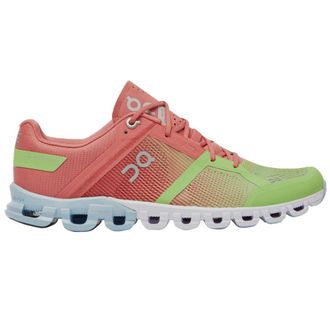 On Cloudflow Textile Synthetic Womens Low Top Trainers - Guava Dustrose - Size:UK 6.5