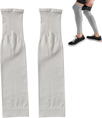 Generic Sun Protection Leg Sleeves | UV Leg Cover Wide Legs Ice Silk Leg Covers | Cycle Leg Protectors, Sun Protection Leg Sleeves for Cycling, Running