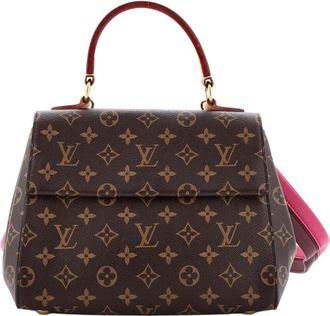 Louis Vuitton Brown Monogram Canvas Cluny Top Handle Bb (Authentic Pre-Loved)