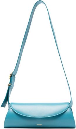 Jil Sander Womens Cannolo Small Leather Shoulder Bag