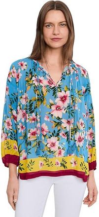 Johnny Was Margot Blouse - Geneva Womens Clothing Geneva Scarf : 2XL