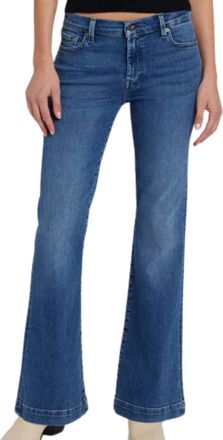 7 For All Mankind Dojo Wide Leg Jeans In Clara