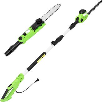 vidaXL Cortasetos El&eacute;ctrico Telesc&oacute;pico P&eacute;rtiga 25/41 Cm 710/550w Vidaxl