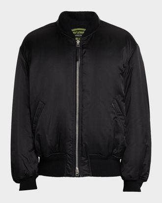 Tom Ford Men & apos;s Silk Satin Bomber Jacket