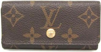 Louis Vuitton Pre-owned Canvas Sleutelhanger - unisex - Vintage Accessoires - Bruin - ONE Size - Vintage