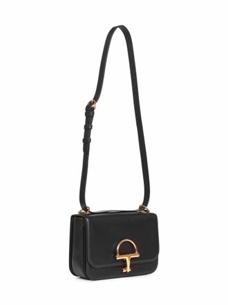 Gucci Womens Black Siena Small Shoulder Bag Calf Leather Handbags Hand