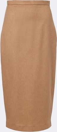 Max Mara Camel hair midi skirt