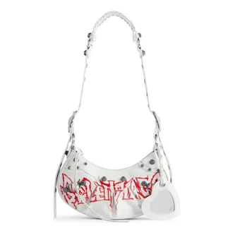Balenciaga (WMNS) Balenciaga Le Cagole Xs Shoulder Bag Diy Metal White 6713092AAXE9066