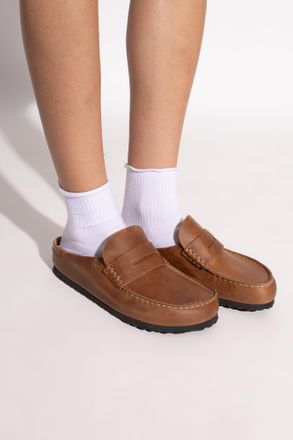 Birkenstock Naples Wrapped Shoes, Womens, Brown