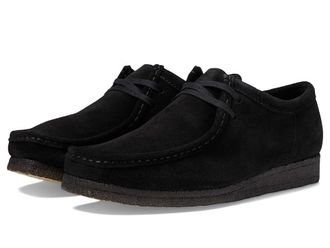 Clarks Wallabee Mens Shoes Black Suede : 10.5 D - Medium, Leather/Suede