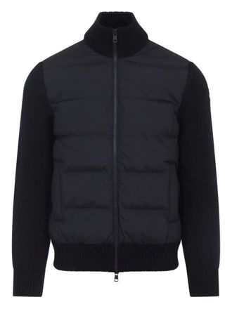 Moncler padded zip-up jacket - Blue