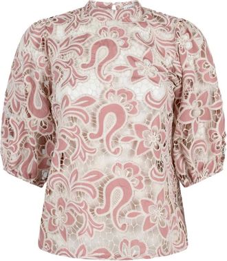 Aaiko Overhemden, Dames, Roze, L, Polyester, Shaila Blouse
