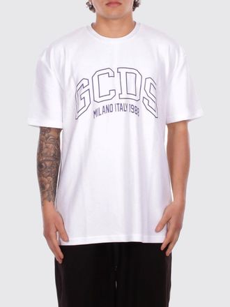 GCDS T-shirt in cotone relaxed con logo