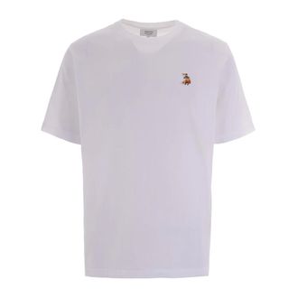 Maison Kitsun&eacute; Dreaming Fox Comfort Tee-Shirt - male - Maison Kitsun&eacute; - T-Shirts - White - M - Tops