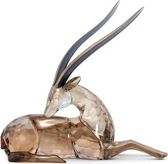 Swarovski Brown African Sunset Gazelle Jabali Crystal Figurine