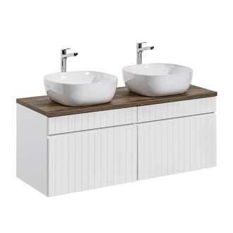 Petits Meubles Mueble lavabo estratificado blanco